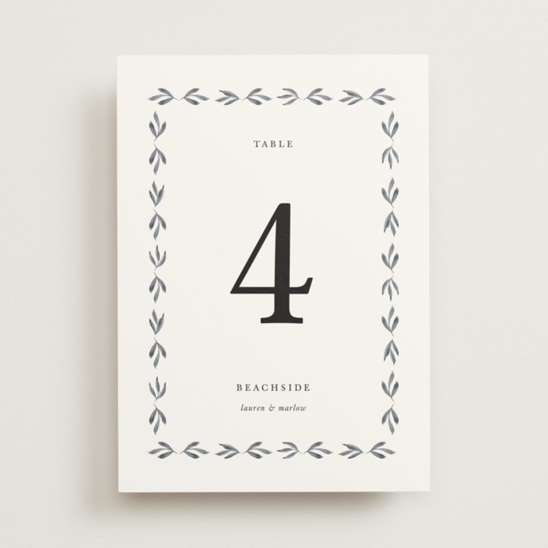 "Americana" - Table Numbers in Sea by leslie hamer - Front