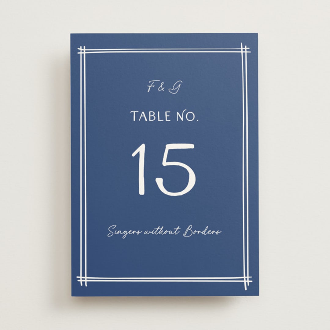 "strazzate" - Table Numbers in Santorini by chocomocacino - Front