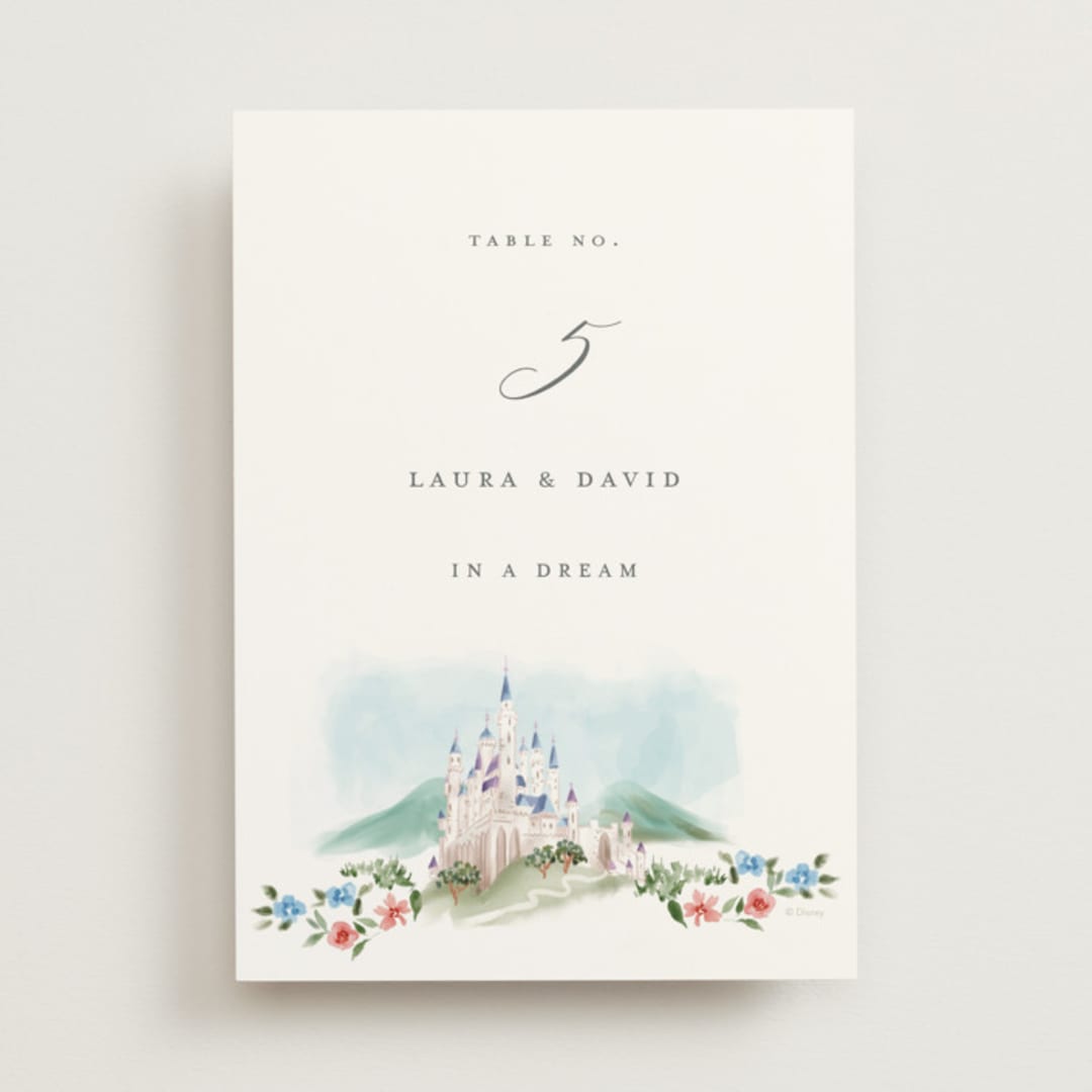 "Disney's Once Upon In a Dream" - Table Numbers in Spring by Petra Kern - Front