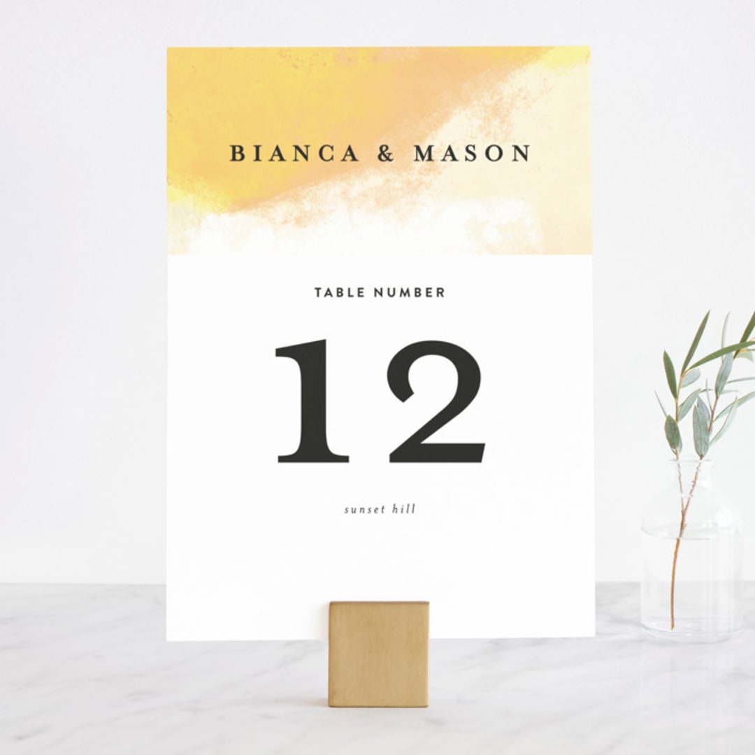"Upper Block" - Table Numbers in Daisy by Lea Velasquez - Front