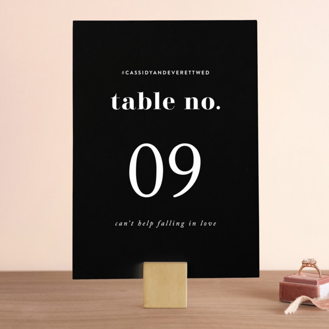 "Key Ingredients" - Table Numbers in Cotton by Christie Garcia - Front