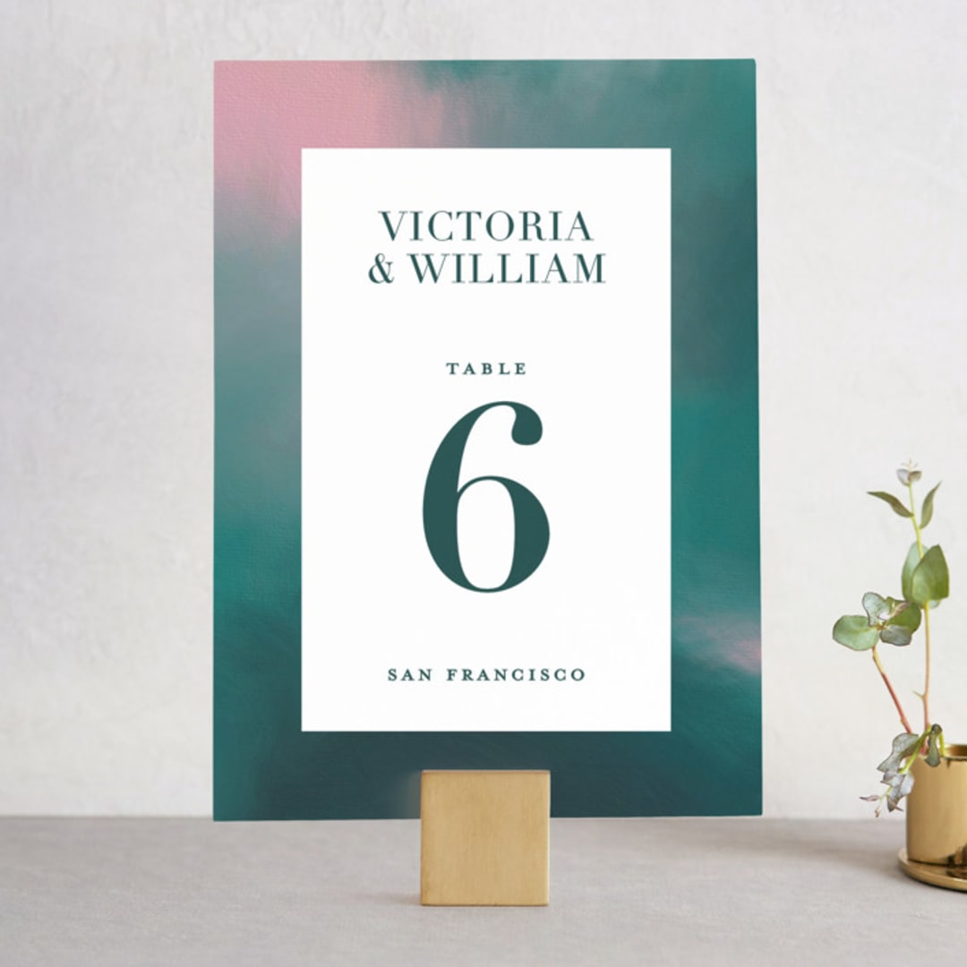 "Crazy in Love" - Table Numbers in Mist by iamtanya - Front