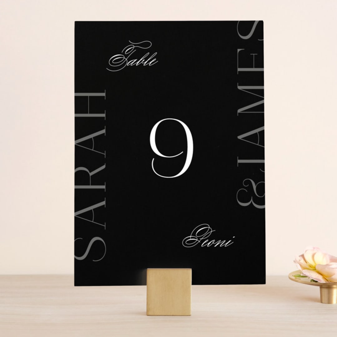 "Coupling" - Table Numbers in Cloud by Lauren Chism - Front