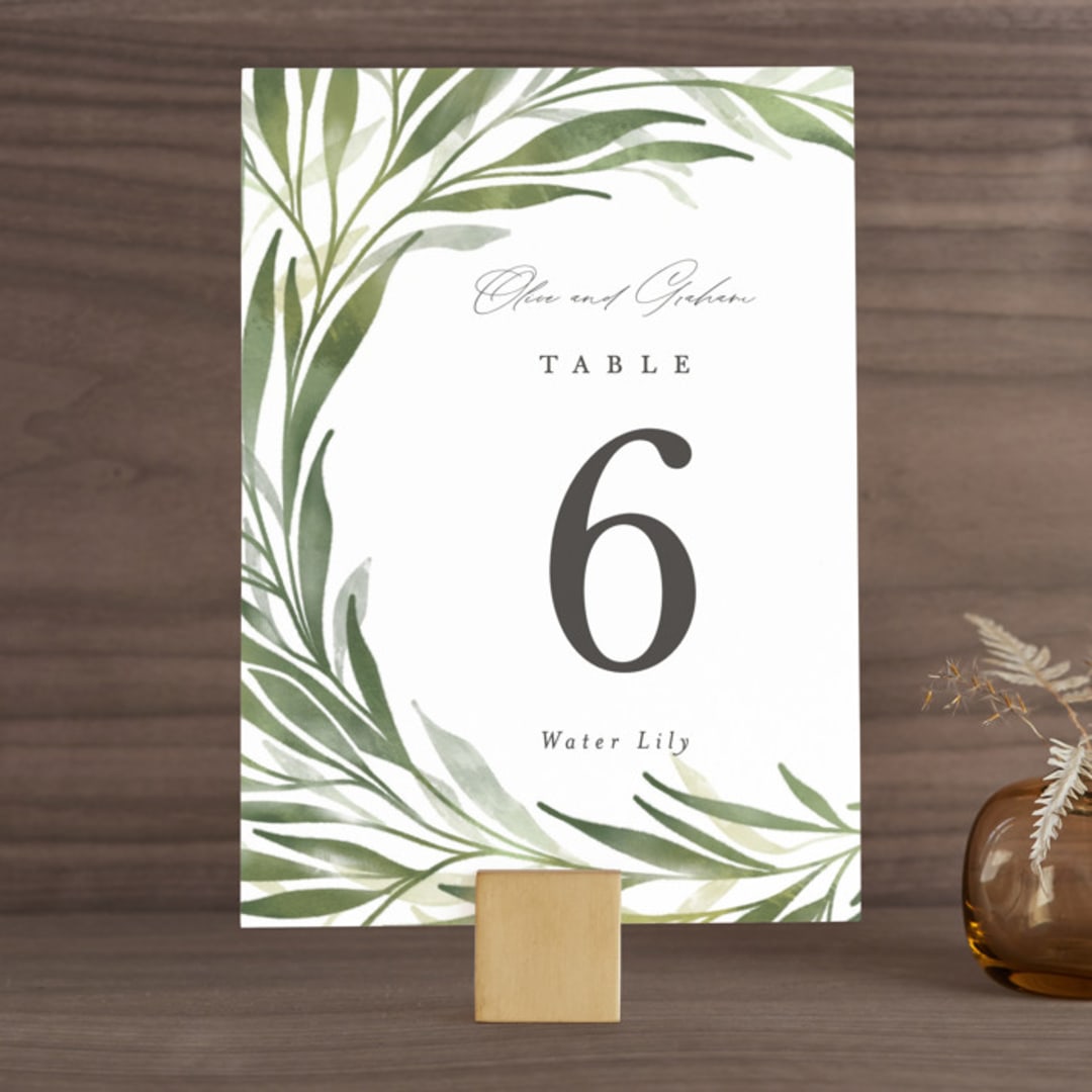 "Orchard" - Table Numbers in Laurel Bough by Erin L. Wilson - Front