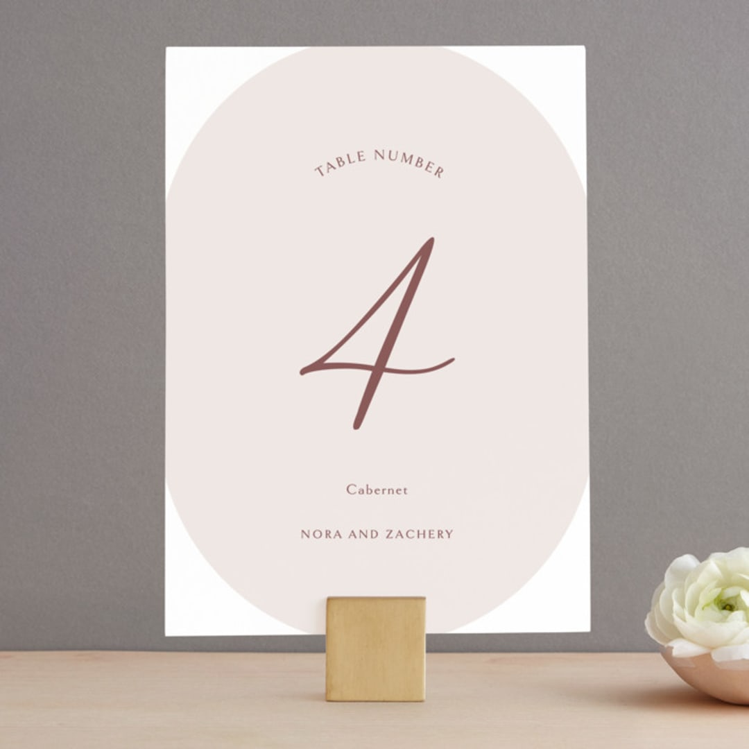 "Around" - Table Numbers in Cloud by Kaydi Bishop - Front
