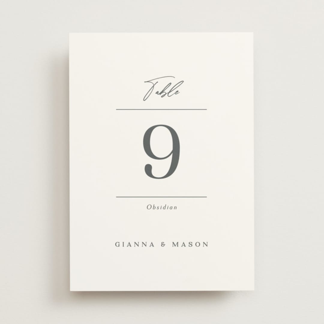 "Sector" - Table Numbers in Snow by Kaydi Bishop - Front