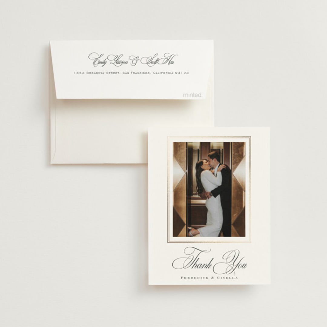 "tompouce" - Wedding Thank You Cards in Diamond by chocomocacino - Front