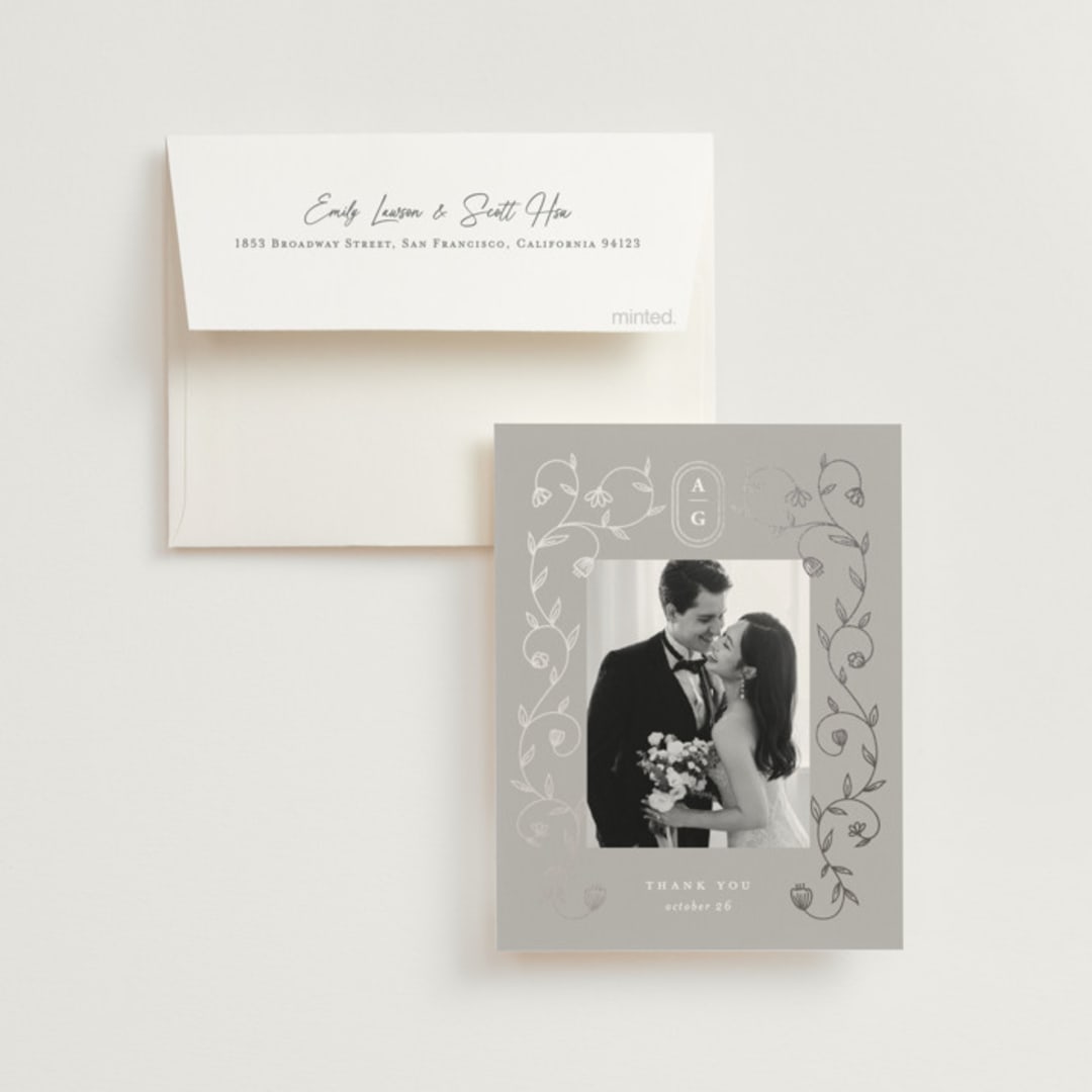 "cantuccini" - Wedding Thank You Cards in Moon by chocomocacino - Front