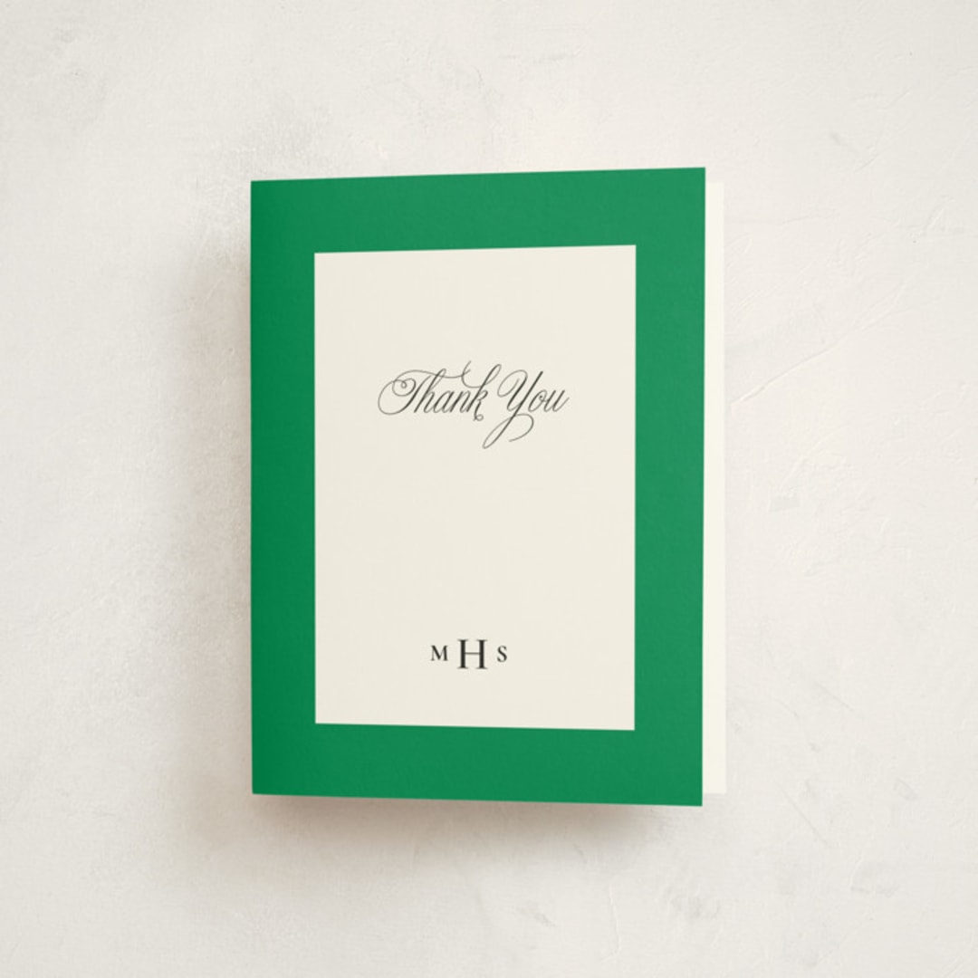 "What Party?" - Party Thank You Cards in Clover by mo kelley - Front