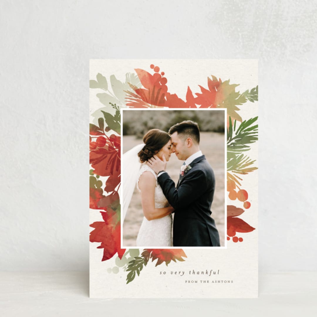 "Holiday Bouquet" - Thanksgiving Cards in Harvest by Eric Clegg - Front