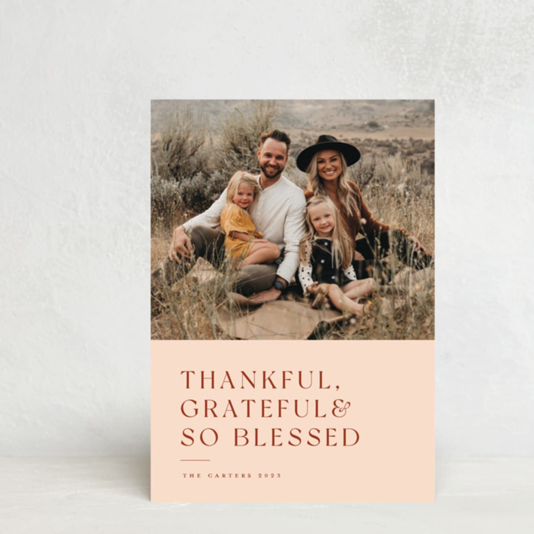 Thankful Grateful Blessed