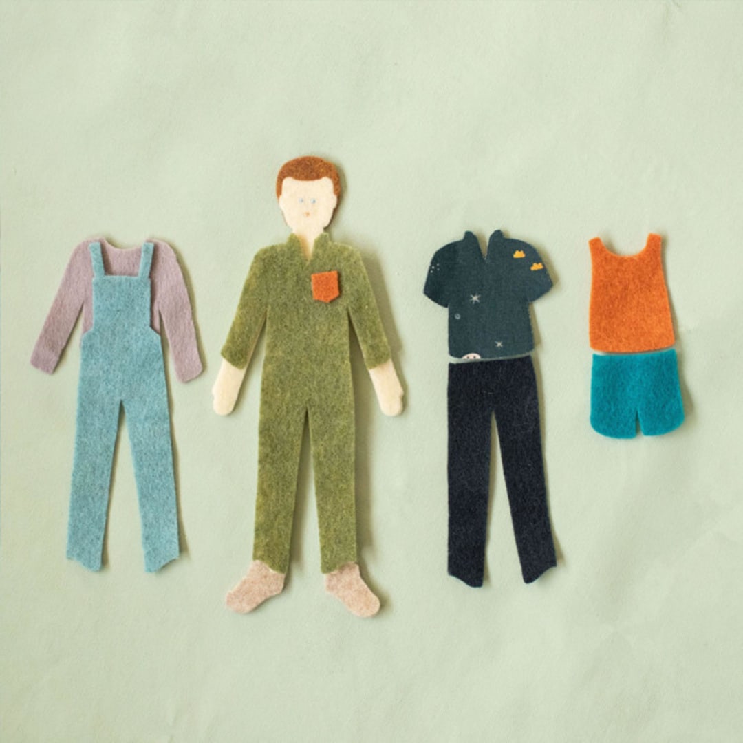 "Felt Doll Starter Set - Cinnamon" - Toys in multicolor by Lowercase Toys
