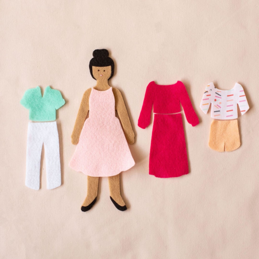 "Felt Doll Starter Set - Caramel" - Toys in multicolor by Lowercase Toys