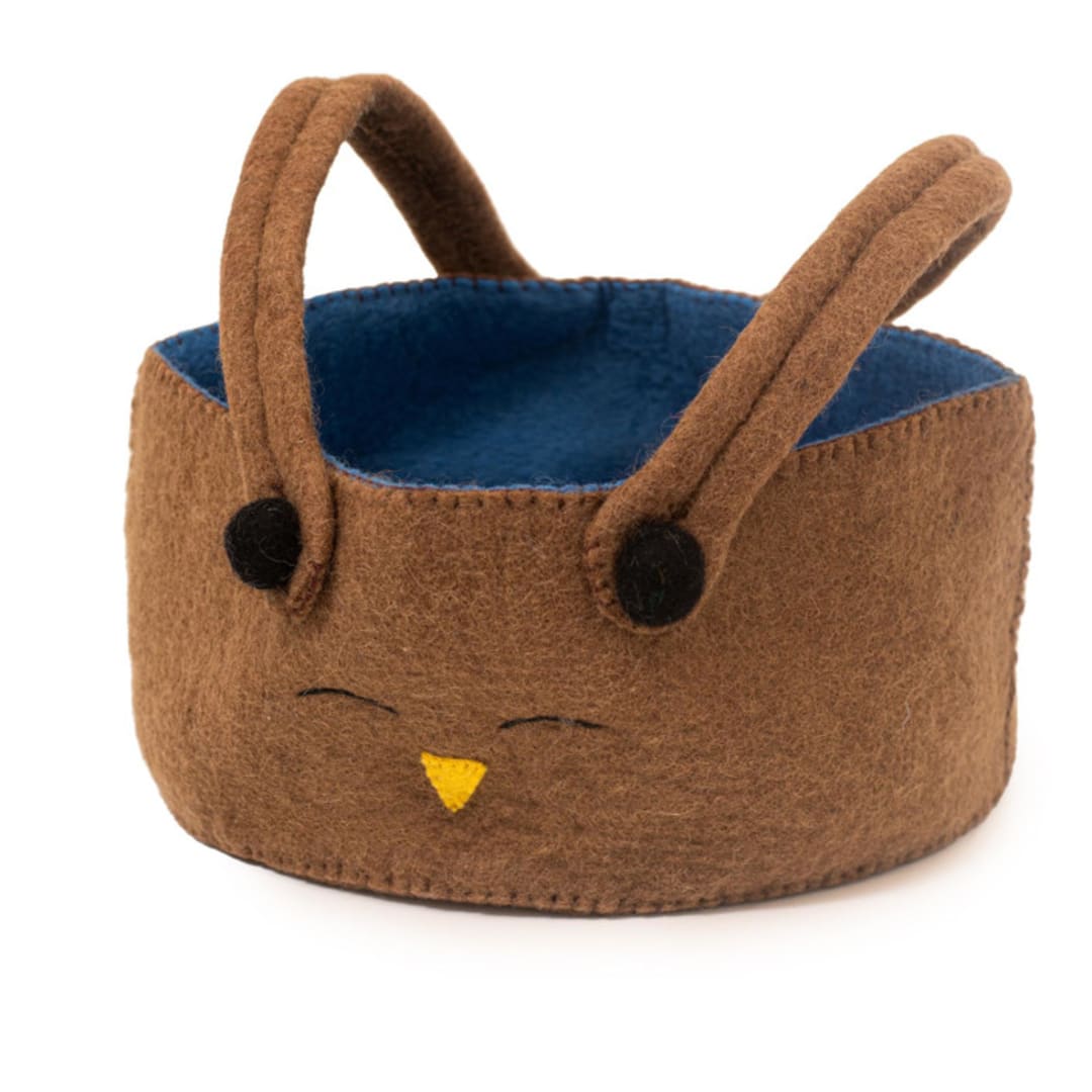 "Felt Picnic Basket" - Toys in brown by Global Goods Partners