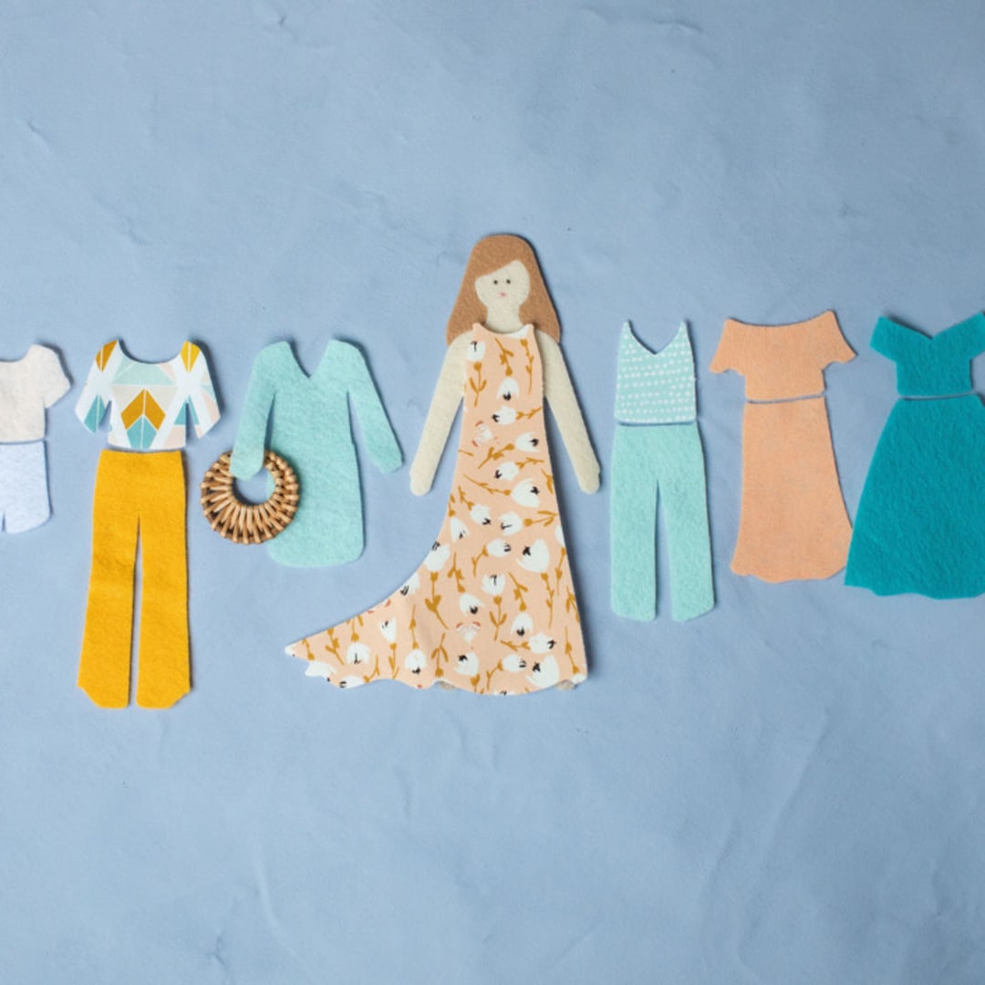 "Felt Doll Deluxe Set - Honey" - Toys in multicolor by Lowercase Toys