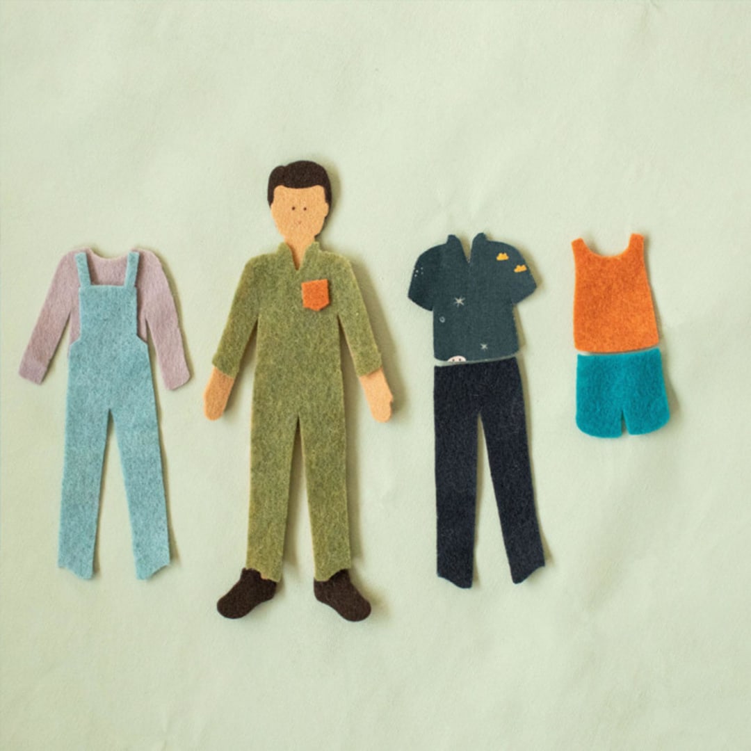 "Felt Doll Starter Set - Caramel" - Toys in multicolor by Lowercase Toys