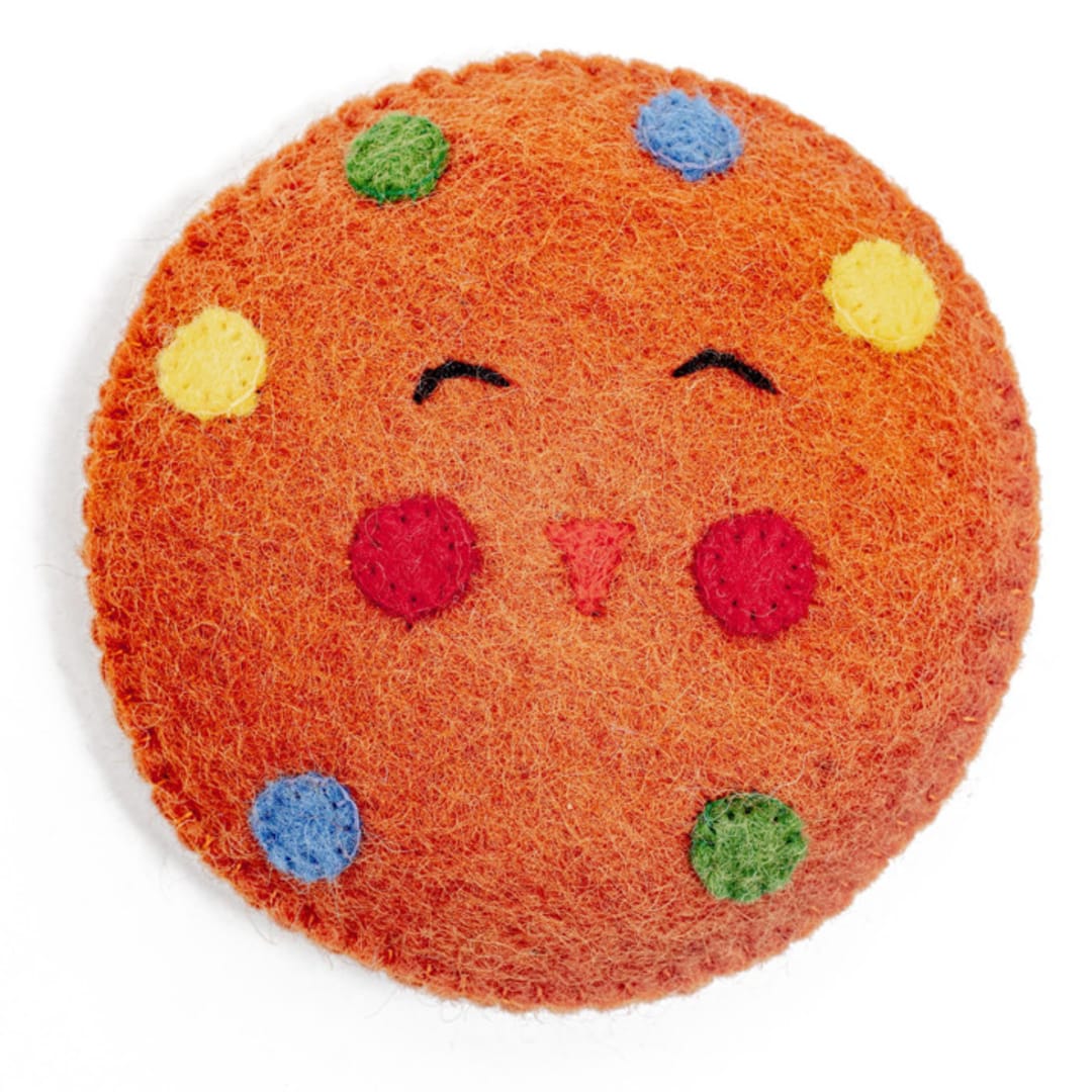 "Felt Food Toys & Picnic Basket- Cookie" - Toys in multicolor by Global Goods Partners