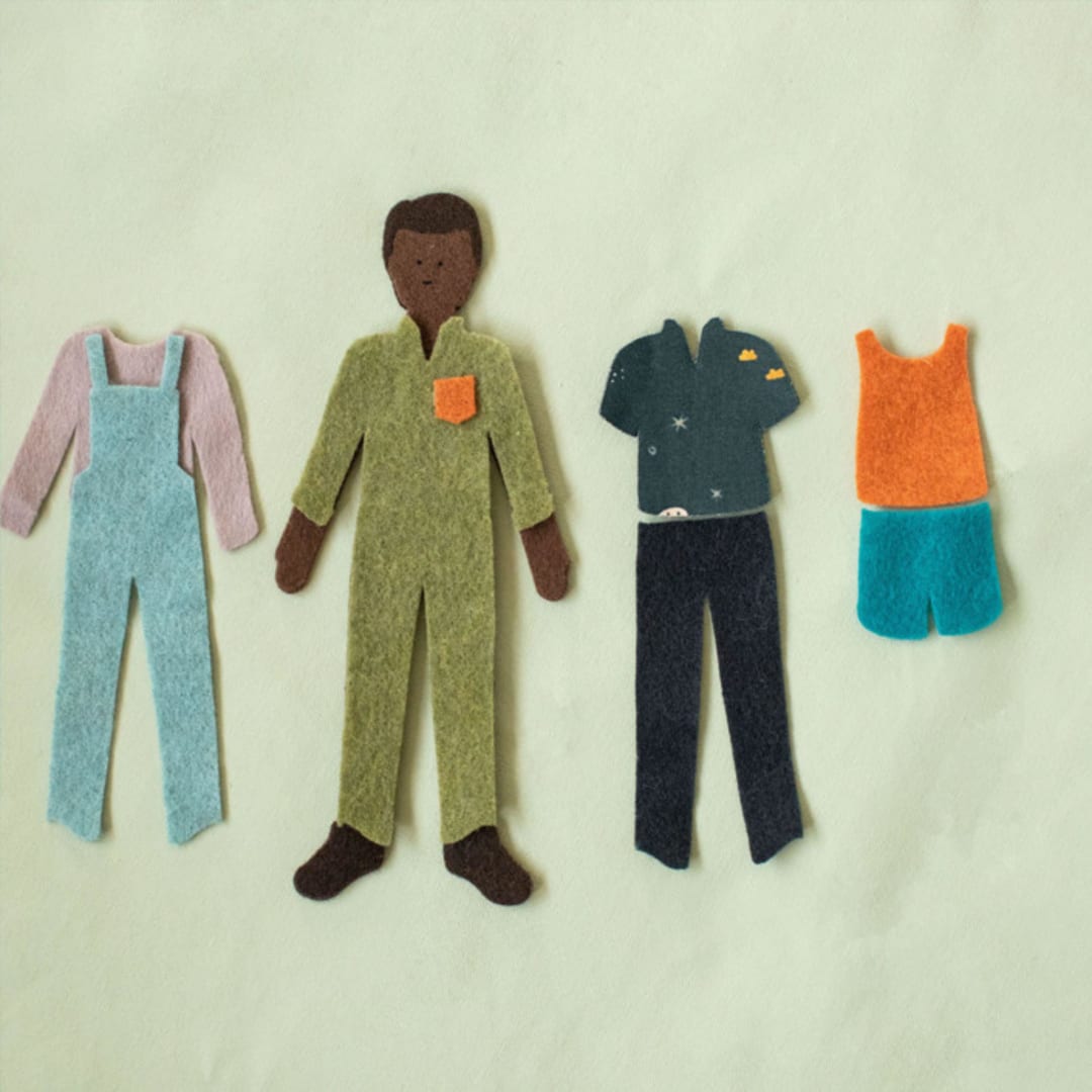 "Felt Doll Starter Set - Cocoa" - Toys in multicolor by Lowercase Toys