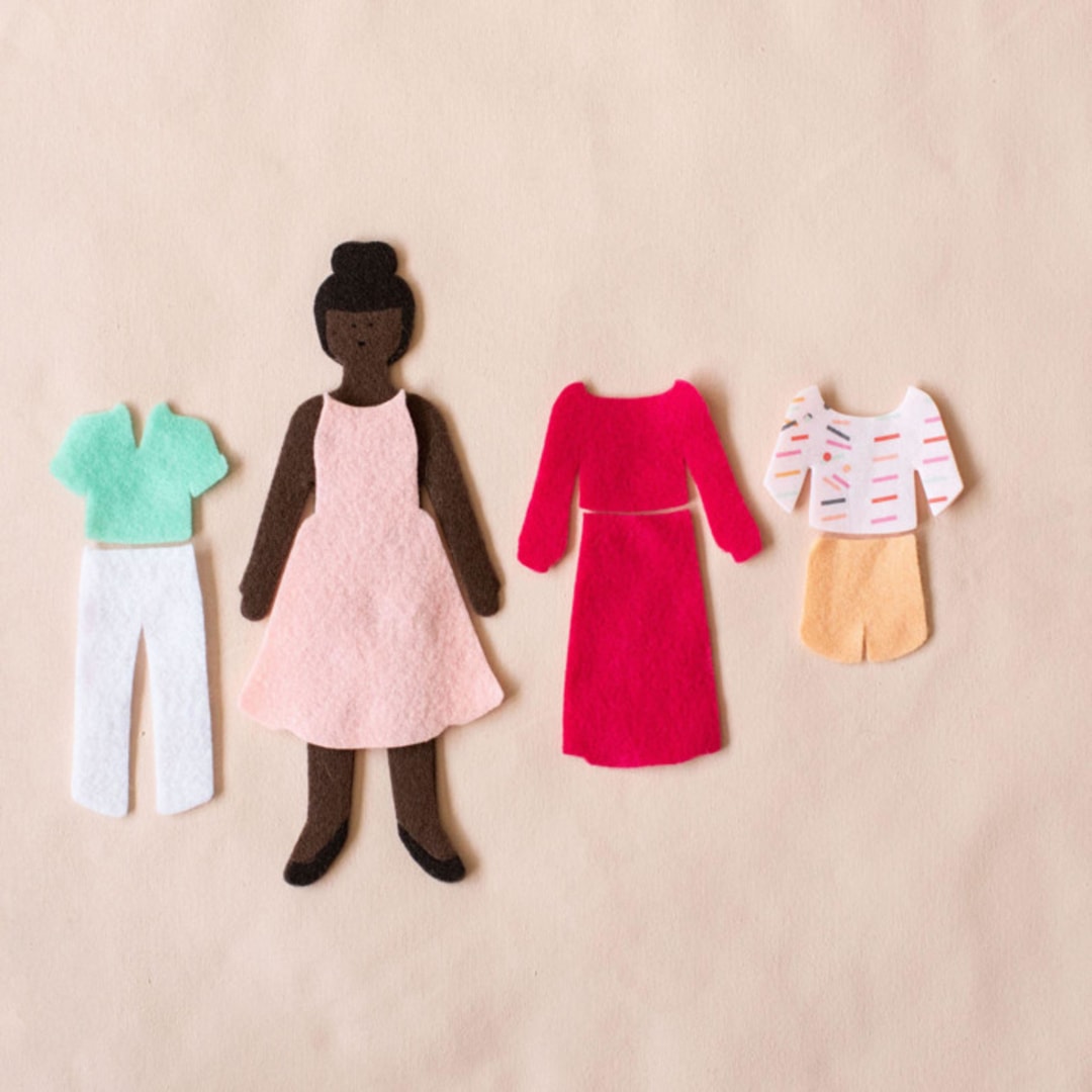 "Felt Doll Starter Set - Cocoa" - Toys in multicolor by Lowercase Toys