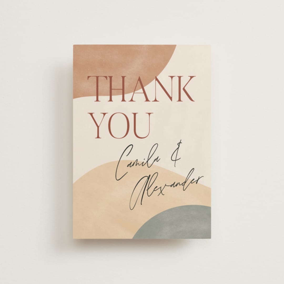 "Surface" - Wedding Thank You Postcards in West by Pixel and Hank - Front