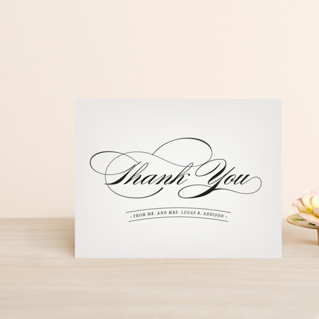 "Big City - Philadelphia" - Wedding Thank You Postcards in Light Taupe by Hooray Creative - Front