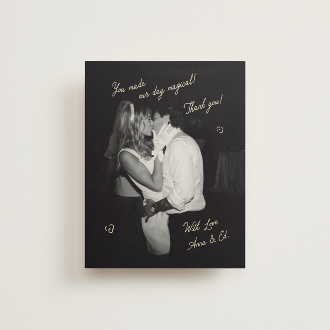 "Love Rests in a Garden" - Wedding Thank You Postcards in Oat by Helena Vitto - Front