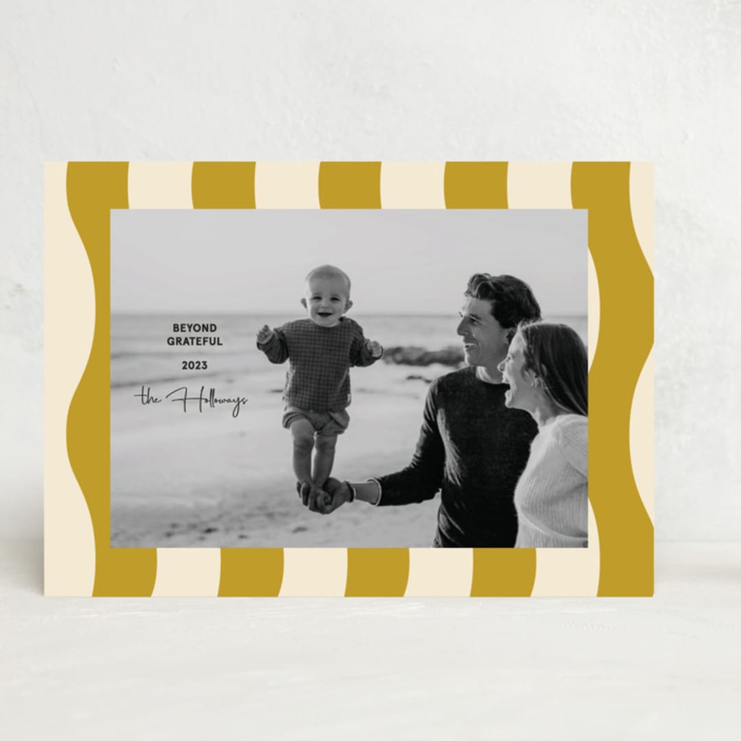 "Making Waves" - Thanksgiving Cards in Golden Hour by Claire - Front