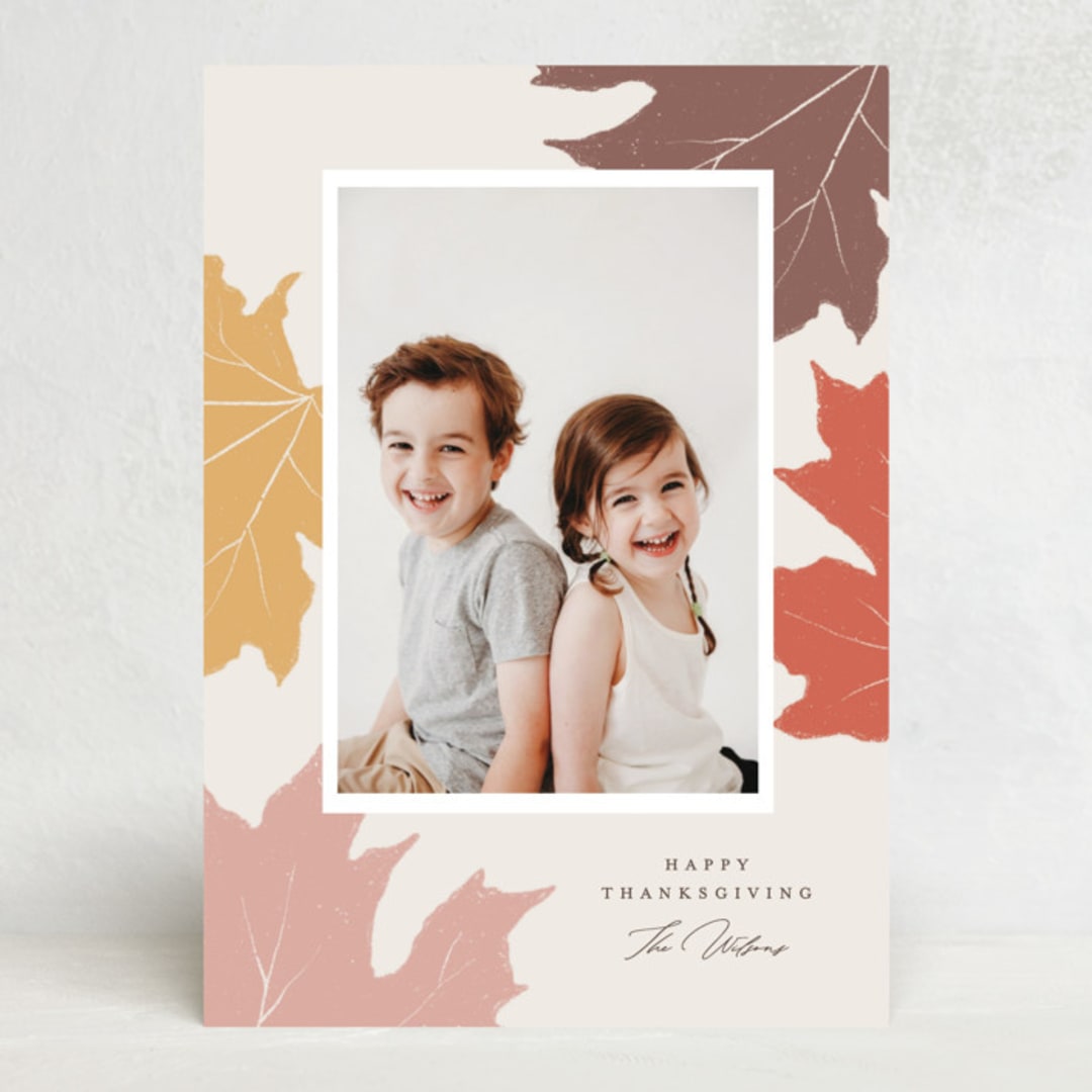 "Maple" - Thanksgiving Cards in Autumn by Pixel and Hank - Front
