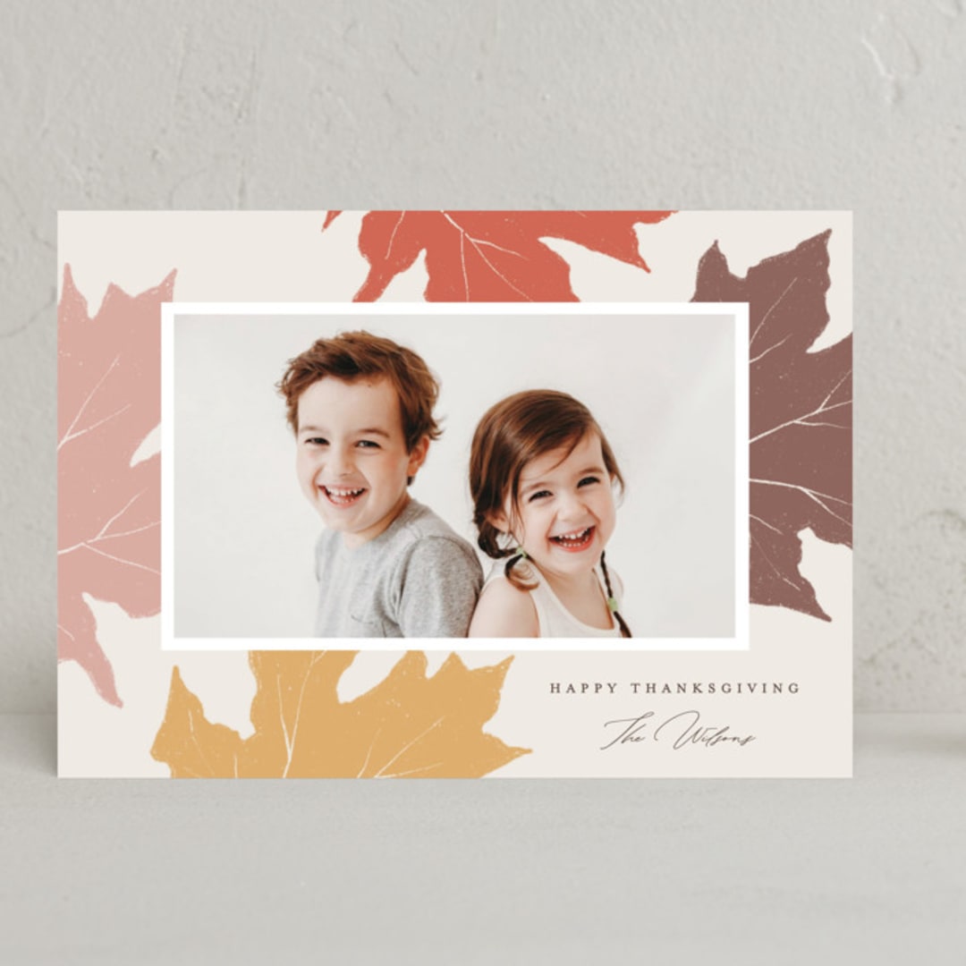 "Maple" - Thanksgiving Cards in Autumn by Pixel and Hank - Front