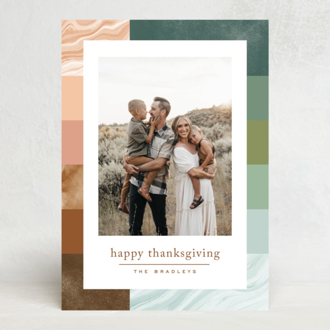 "Palette" - Thanksgiving Cards in Autumnal by Pixel and Hank - Front