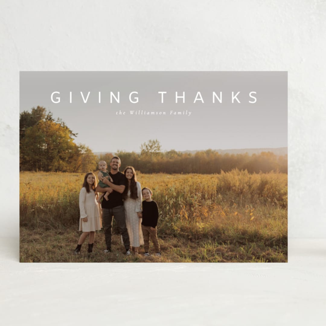 "Bounty" - Thanksgiving Cards in Cottonwood by Ani Somi - Front