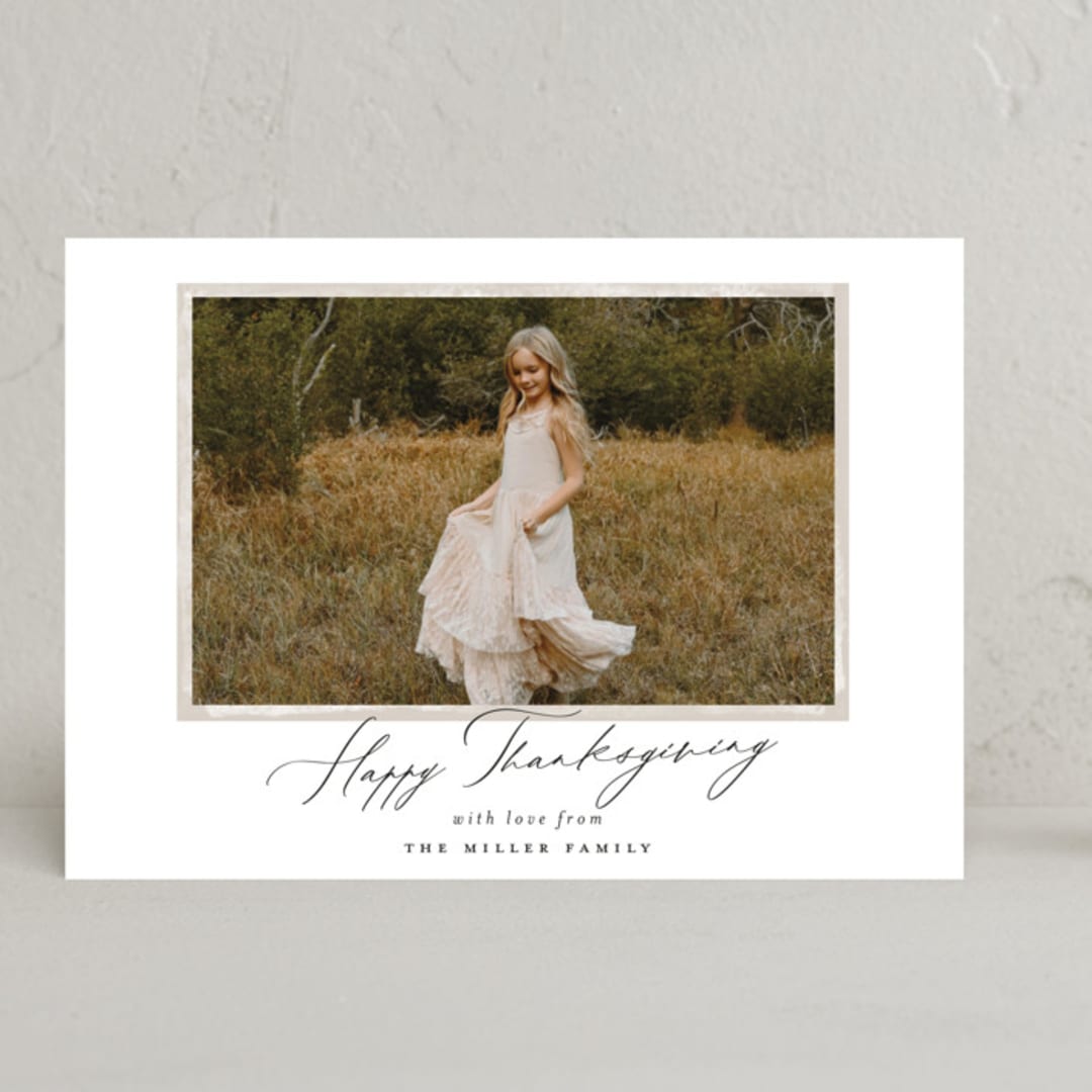 "Café au Lait" - Thanksgiving Cards in Cafe by Nicoletta Savod - Front