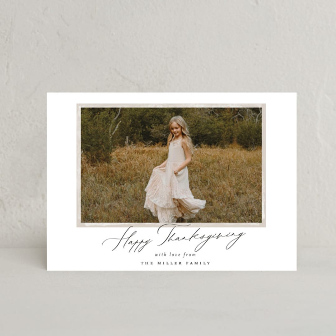 "Café au Lait" - Thanksgiving Cards in Cafe by Nicoletta Savod - Front