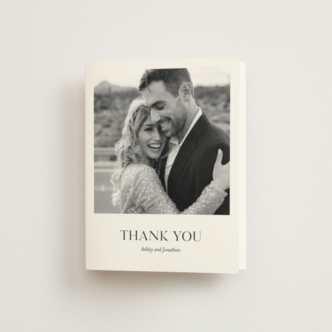"Have and Hold" - Wedding Thank You Cards in Porcelain by Eric Clegg - Front