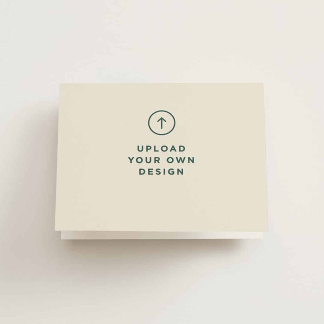 "Upload Your Own Design" - Wedding Thank You Cards in A by Minted - Front