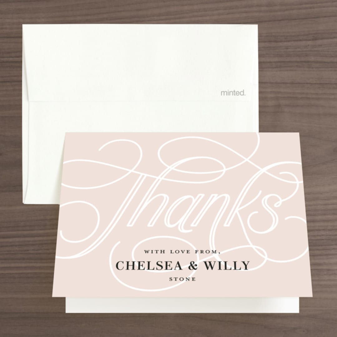 "AND" - Wedding Thank You Cards in Sunkissed by Jill Means - Front