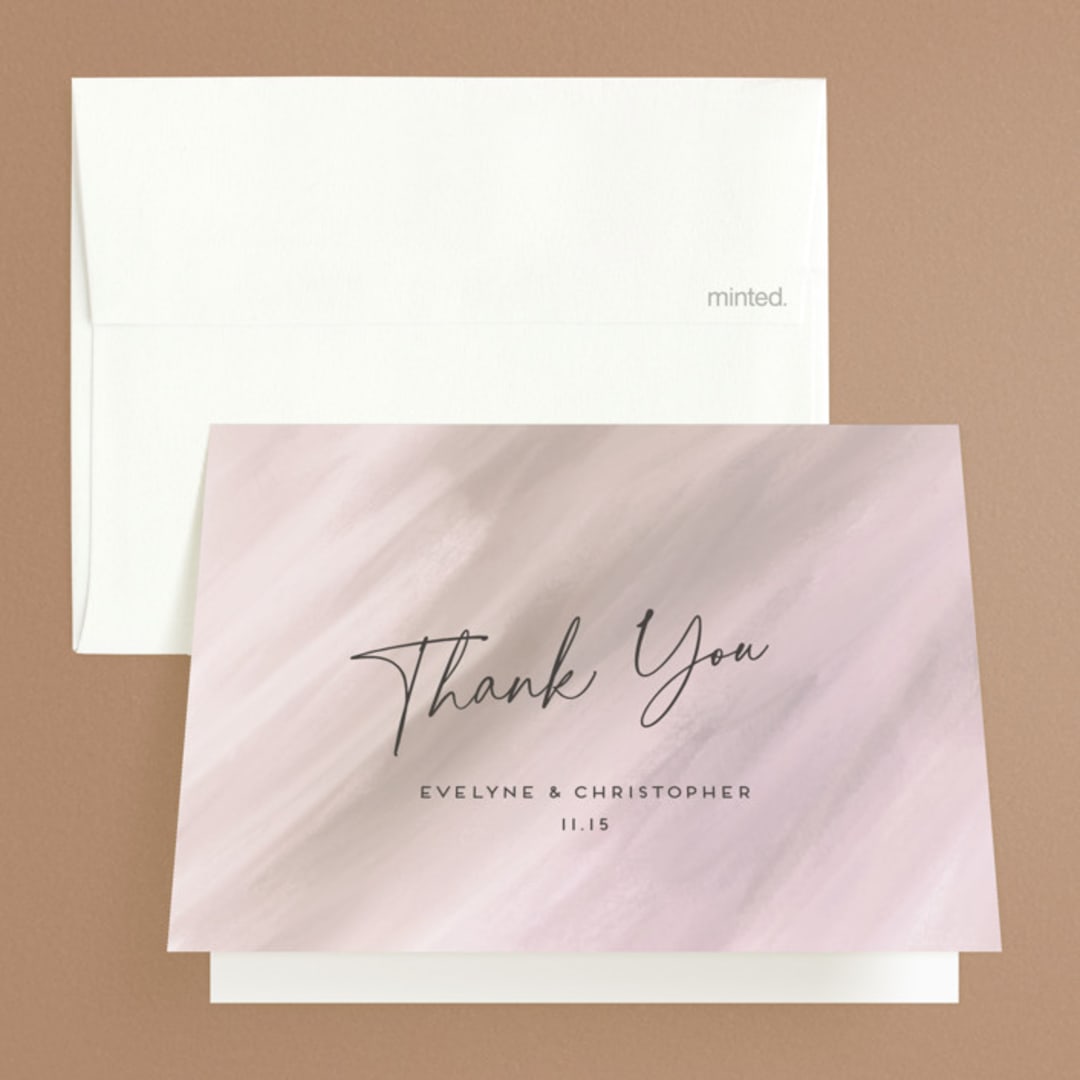 "hazelnut" - Wedding Thank You Cards in Fawn by chocomocacino - Front