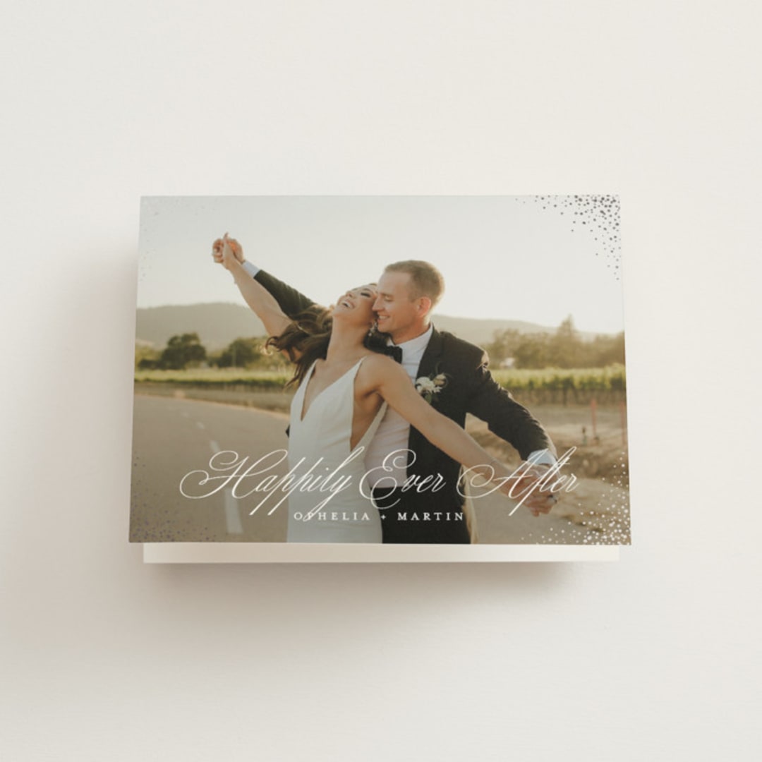 "Disney's Cinderella Castle" - Wedding Thank You Cards in Magic by Kelly Schmidt - Front