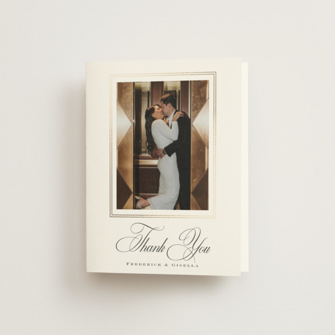"tompouce" - Wedding Thank You Cards in Diamond by chocomocacino - Front