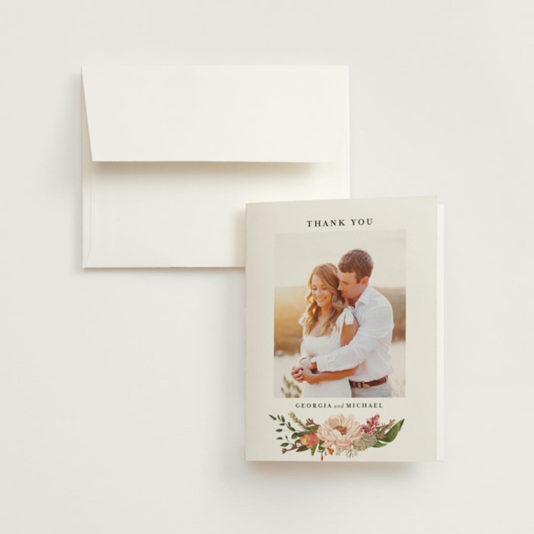 "Harmony" - Wedding Thank You Cards in Summer by Susan Moyal - Front