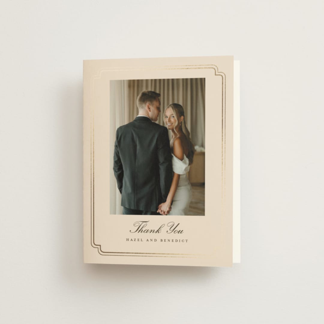 "lussekatter" - Wedding Thank You Cards in Bisque by chocomocacino - Front