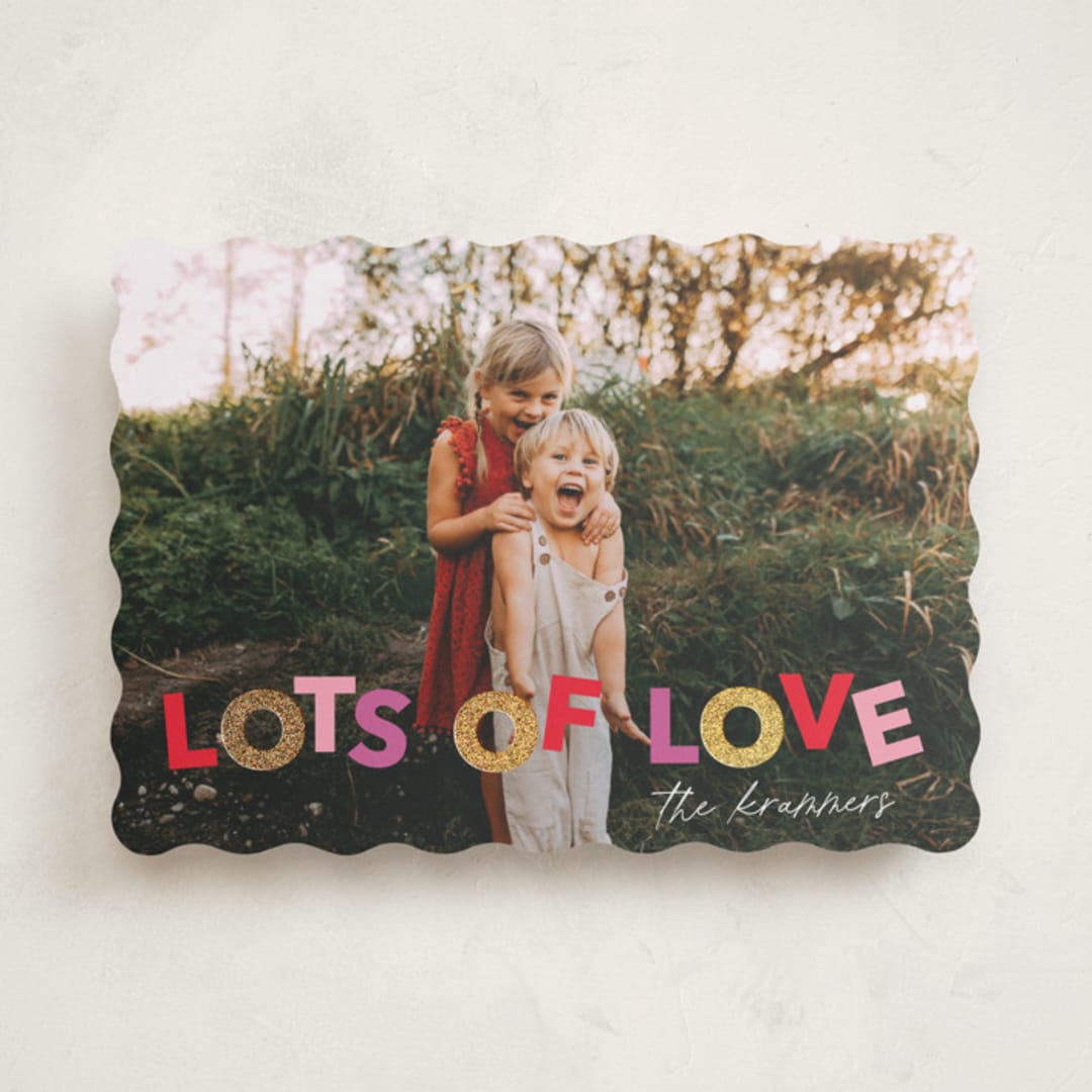 "Lots of Love" - Valentine's Day Cards in Fruit Punch by Angela Garrick - Front