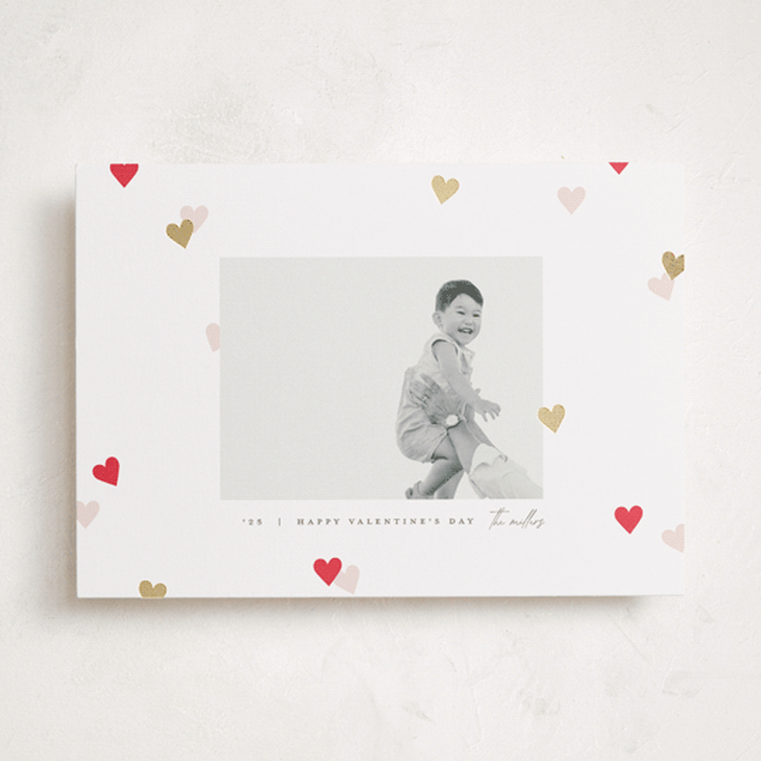 "Confetto" - Valentine's Day Cards in Berries by Pixel and Hank - Front