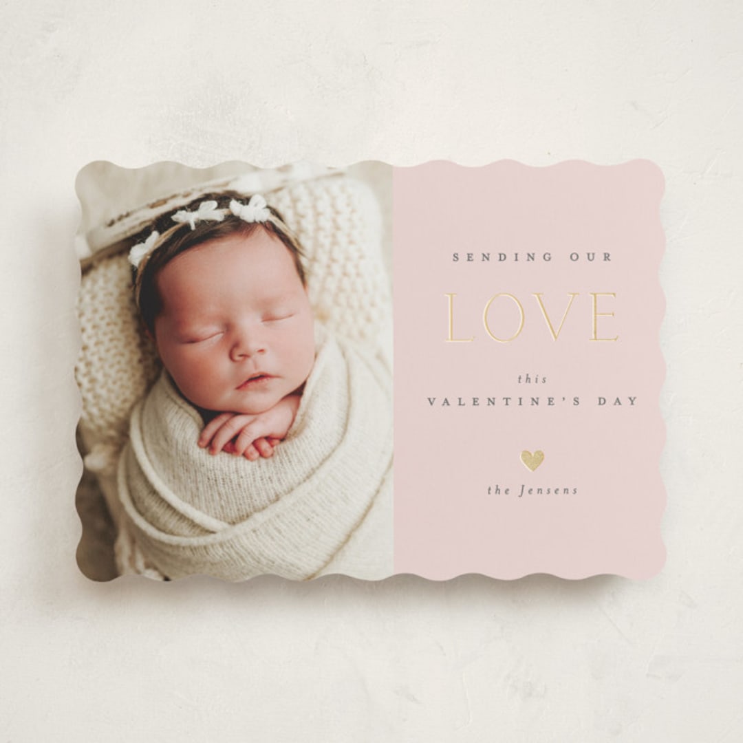 "Valentine's Day" - Valentine's Day Cards in Petal by Vanessa Doyle - Front