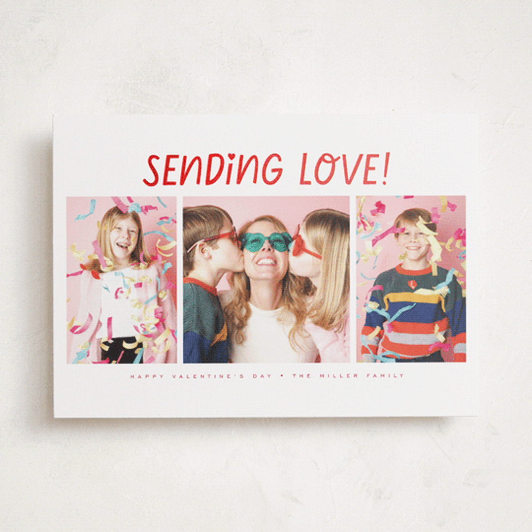 "Sending Love!" - Valentine's Day Cards in Sugar by Emily Sabol Goss - Front