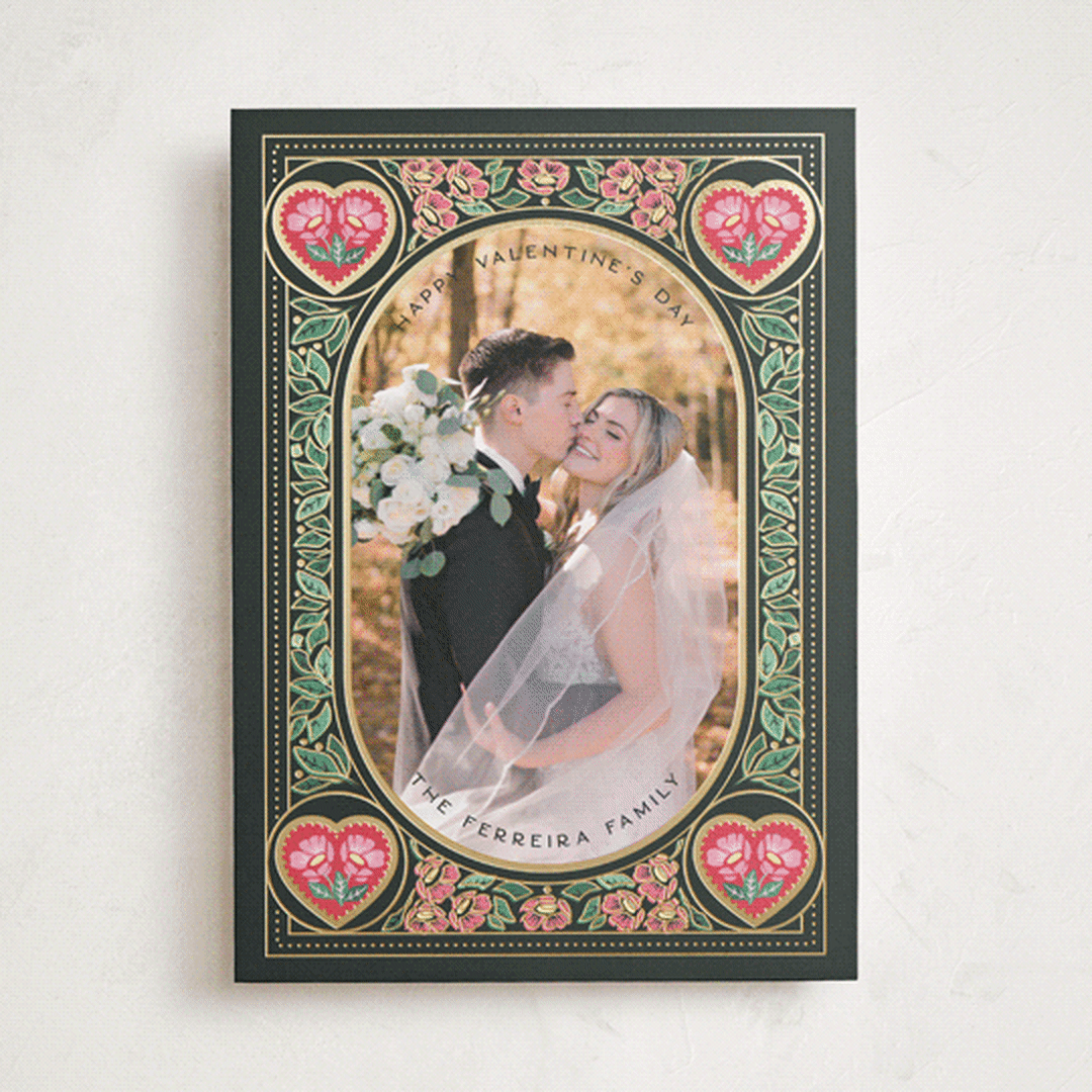 "Frame of love" - Valentine's Day Cards in Rainforest by Ana de Sousa - Front