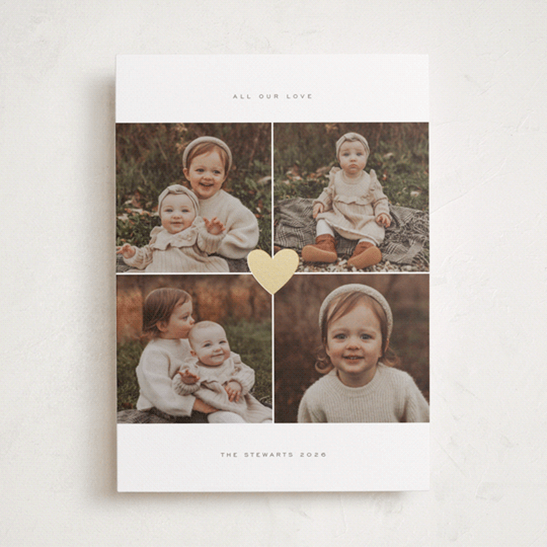 "Heart Centered" - Valentine's Day Cards in Cloud by Nicole Walsh - Front