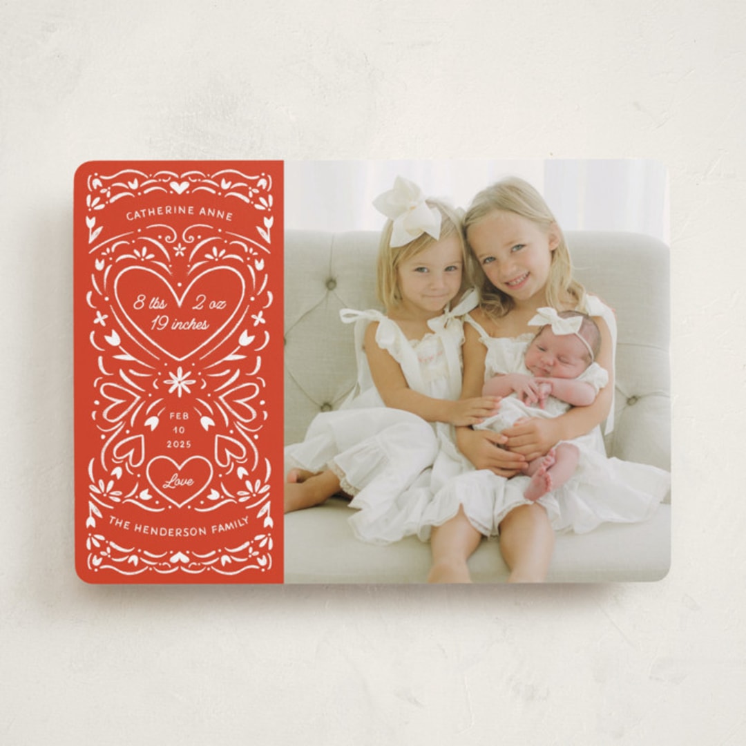 "Hearts" - Valentine's Day Cards in Ruby by Becky Nimoy - Front