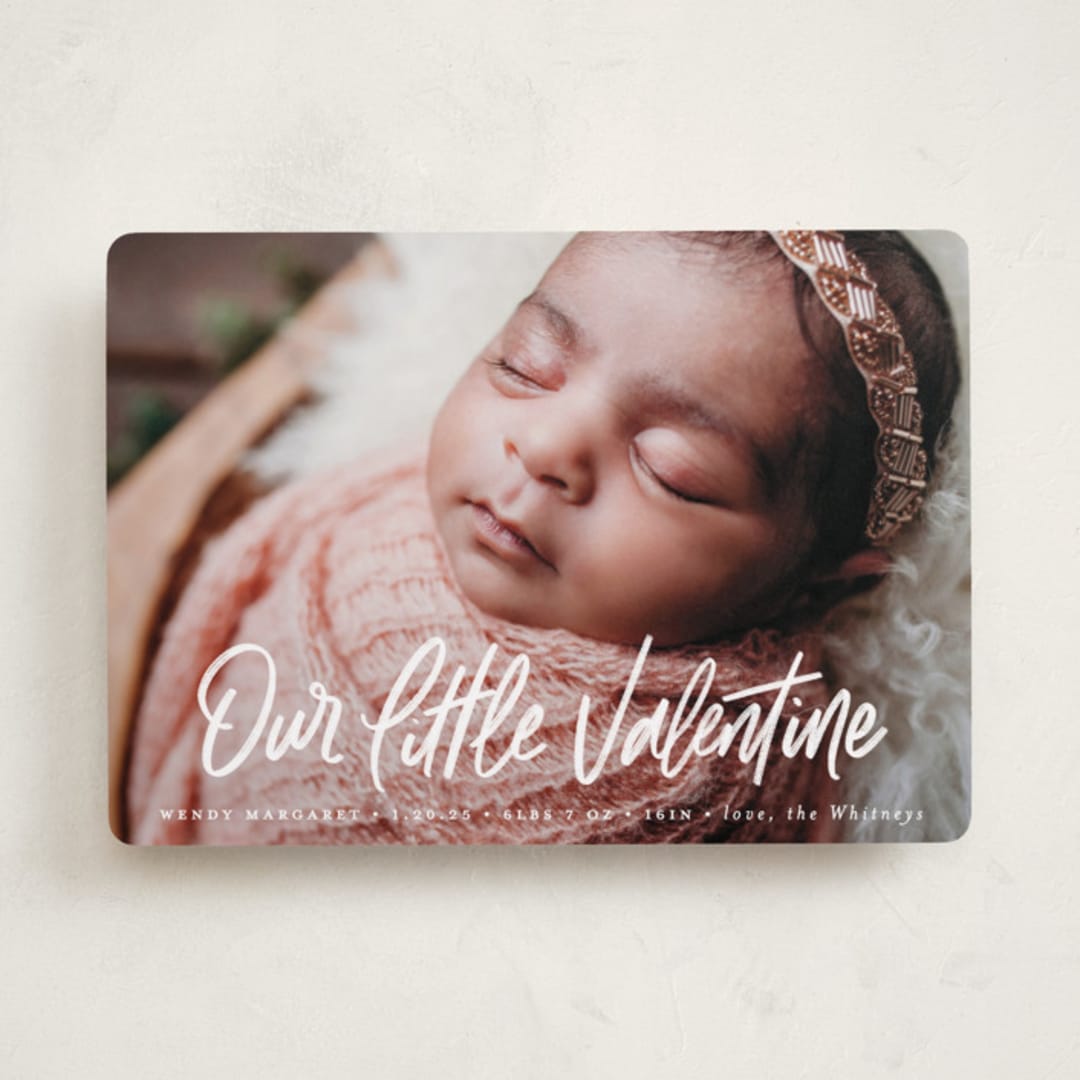 "Our Little" - Valentine's Day Cards in Dove by Snow and Ivy - Front