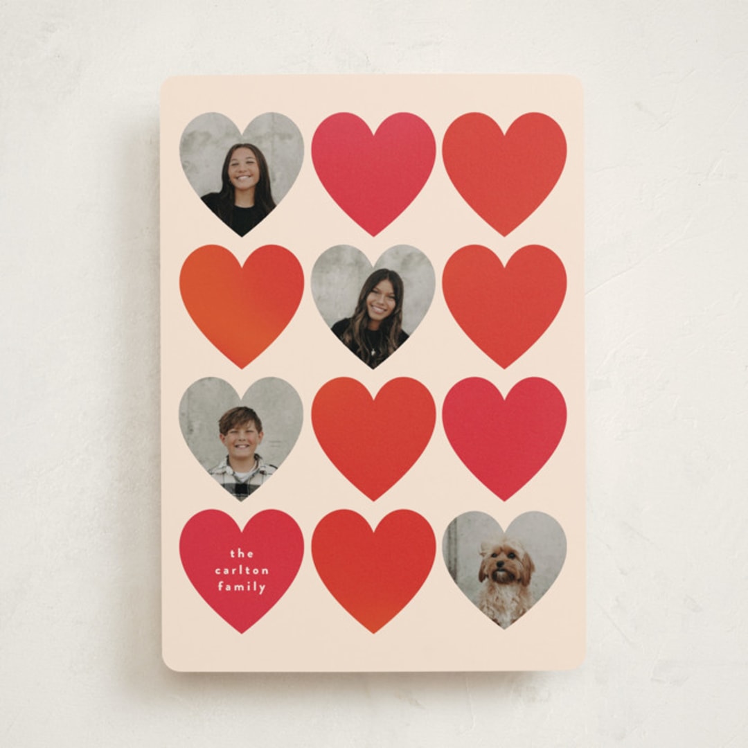 "Togetherness" - Valentine's Day Cards in Peach by Iveta Angelova - Front